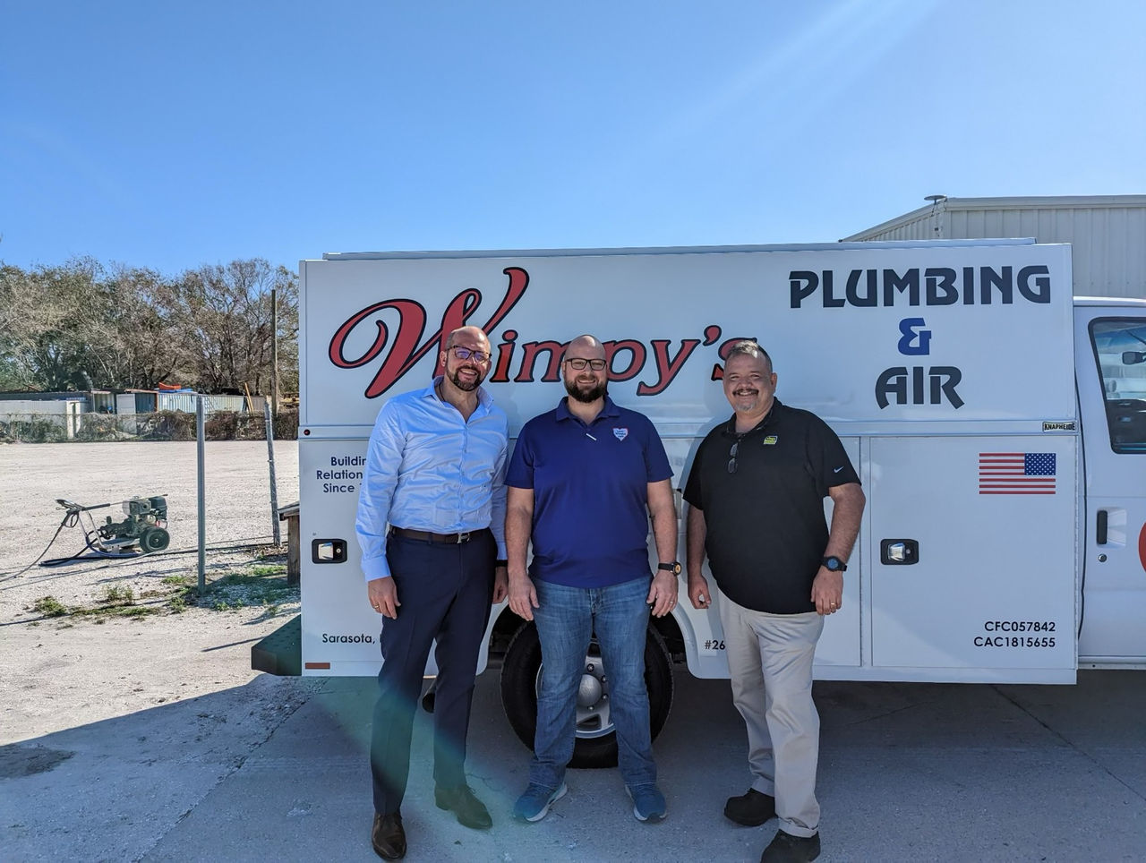 Three Generations of Craftsmanship Wimpy's Plumbing & Air Employees